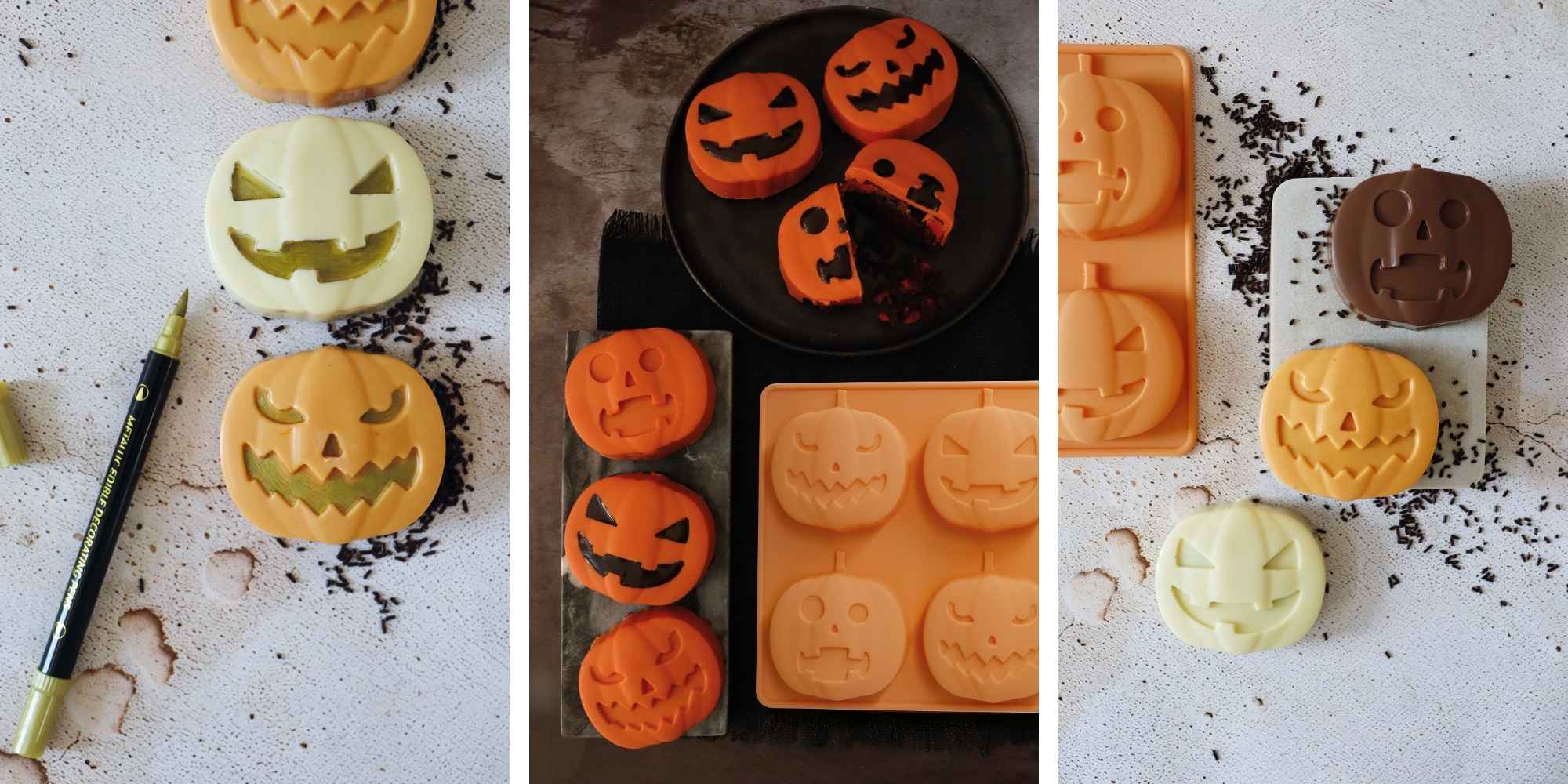 Ambiance citrouilles coque choco - ScrapCooking®